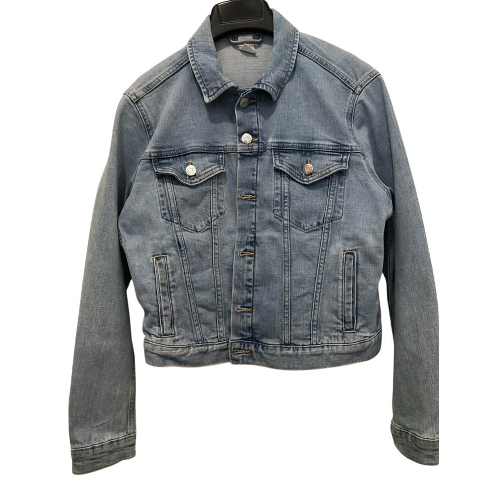 H&M &Denim Women's Trucker Style Jean Jacket Indigo Wash